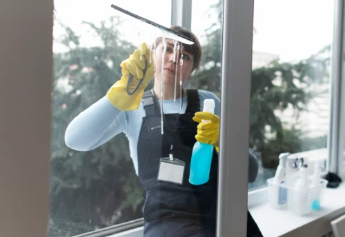 Nettoyage de vitres intérieures et extérieures à Marsais